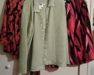 LADIES FANCY JACKETS, SIZE XL-PLUS