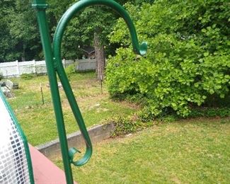 Wrought iron plant hanger