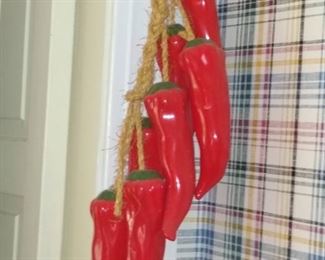 Chili pepper wall hanging