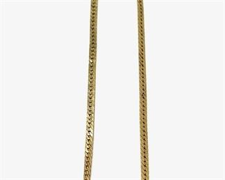 14kt Herringbone Chain Bracelet