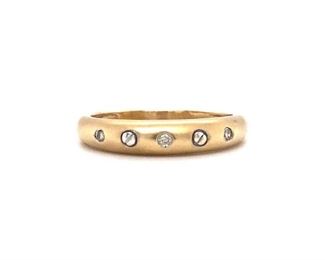 USD2000 Appraised 14K Yellow Gold Contemporary Ring