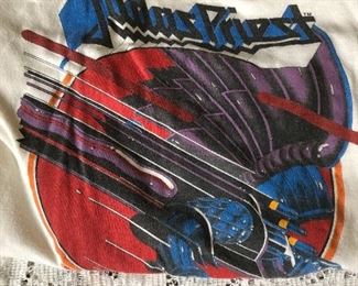 Vintage Judas Priest Shirt! Erie County Fieldhouse parking ticket. …long before Stubhub 