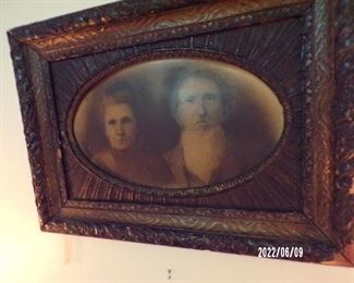 vintage picture & frame