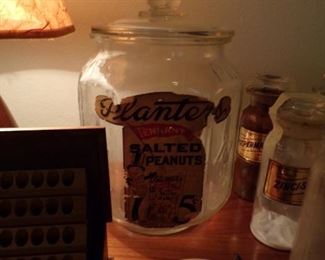 vintage peanut jar