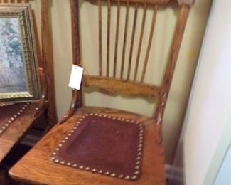 pair of these oak chairs