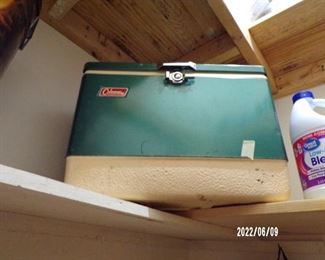 metal coleman cooler