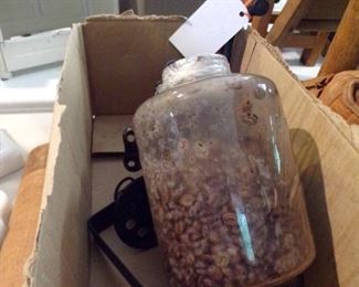 coffee grinder, wall mount included