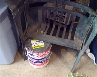 coal holder for fireplace I think