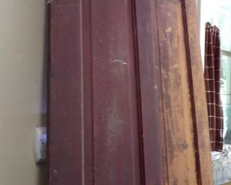 vintage solid wood door