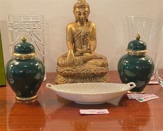 Green Jars and Buddha