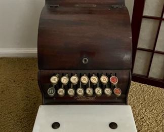 Antique cash register 