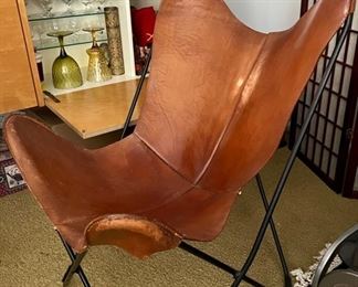 MCM leather "Butterfly" Chair 