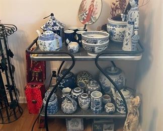 Blue & White porcelain collection (Stand not for sale)