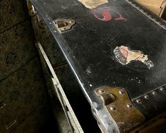 Antique "Mendel Wardrobe" Steamer Trunk