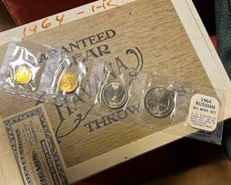 Russian uncirculated coins from 1969