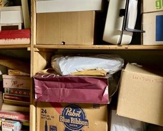 Paper ephemera & photos & vintage fabric