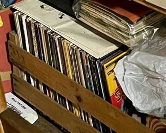 Vintage record collection 