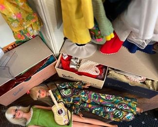 Barbies & clothes