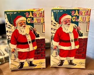 Santa tin windup toys