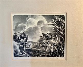 Collection of Henry E. Winzenried (1892-1981) lithos of Cuba c.1940's