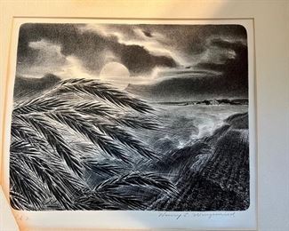 Collection of Henry E. Winzenried (1892-1981) lithos of Cuba c.1940's