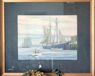 GORDON GRANT WATERCOLOR- (1875-1962)