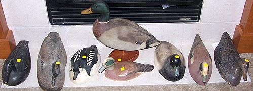 Duck decoys, some marked Herters 1893