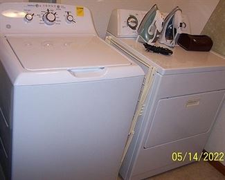 G E Washer, Whirlpool dryer