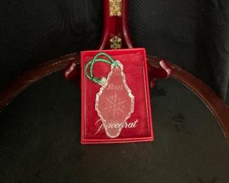 Baccarat Christmas ornament