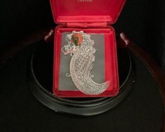 Waterford Seahorse paperweight 