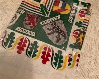 New old stock souvenir of Germany tablecloth 