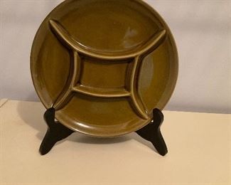 Vintage sushi/fondue plate.  There are 6 