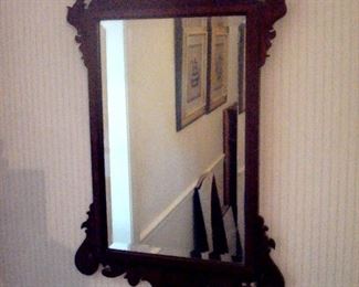 Chippendale style wall mirror.