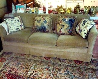 Custom upholstered sofa
