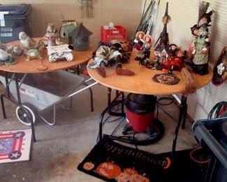 Collectibles in garage
