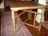 very unusual antique Chinese Mahjong table (& next pic; 2 piece)