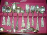 S. Kirk Repousse sterling flatware, the high end