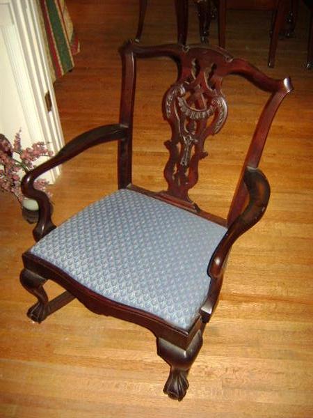 Chippendale rocker, matches the set