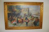 oil painting signed M.V. Goltz