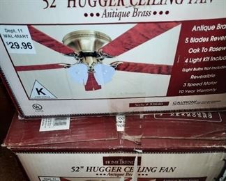 2 - 52" CEILING FANS NEW IN BOXES