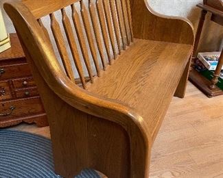 Very nice solid wood bench