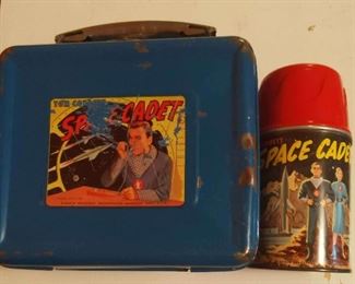 Antique Space Cadet Lunchbox And Thermos