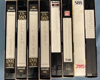 Hundreds of top quality karaoke songs and videos on 8 VHS tapes