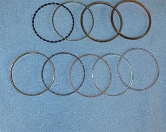 Nice assortment of bangles - 2 are copper