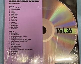 Pioneer LaserKaraoke disc with 28 great songs and videos