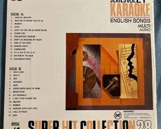 Polygram laser karaoke disc with 28 super hits and videos