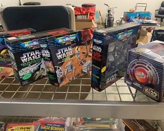 Vintage Star Wars and Micro Machine toys