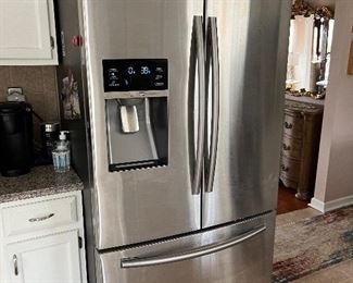 Samsung Refrigerator  Model 28HFEDBSR - 7 Year extended warranty starting from 7/26/2019 by PC Richards.   Large size (28 to 30 cuft) with new filter. 