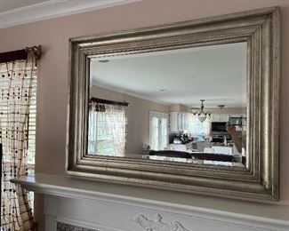 Mirror - wood frame  from Home Depot. 