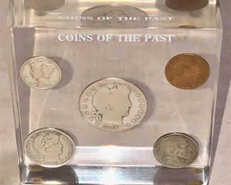 1906 Silver dollar, Quarter, Dime, Buffalo Nickel, & 1 Cent Set